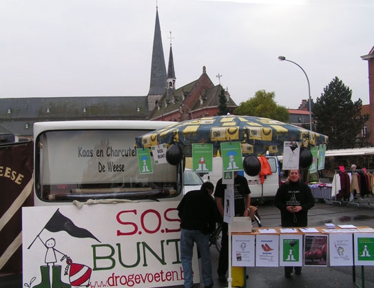 2007-11-03 actie op de markt in Hamme-001